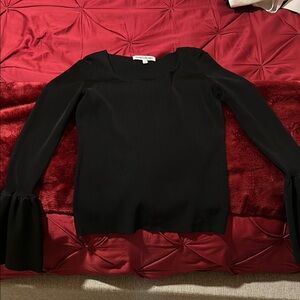 Elizabeth and James Black Women's Jersey Top